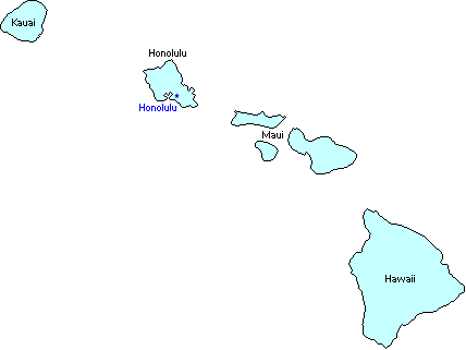 Hawaii County Map